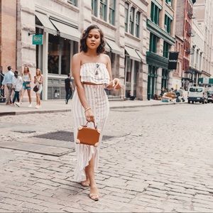 Skirt and crop top set
